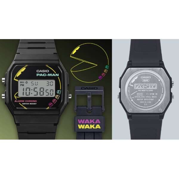 CASIO F-91WPC-1AJR Pac-Man collaboration Digital watch Limited New inBox