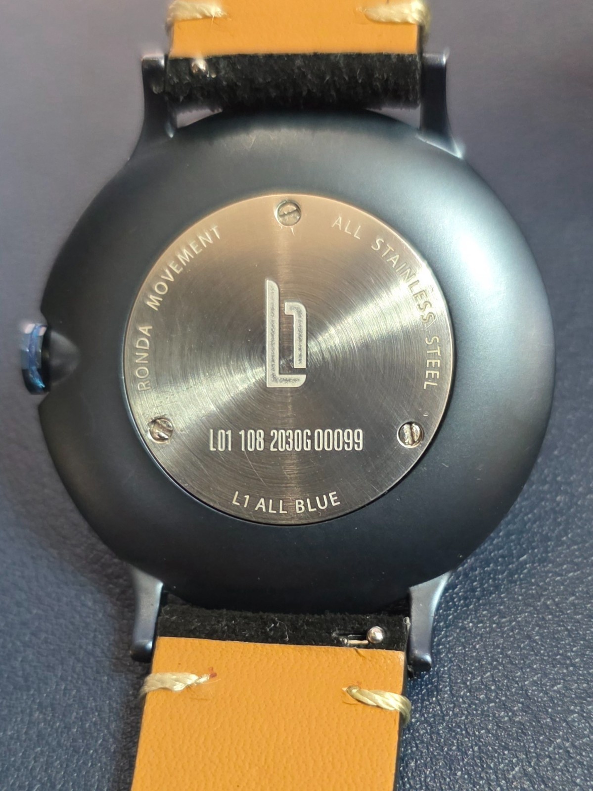 Lilienthal Berlin L1 All Blue, Ronda Quartz 1069 movement 42.5mm Beautiful!!!