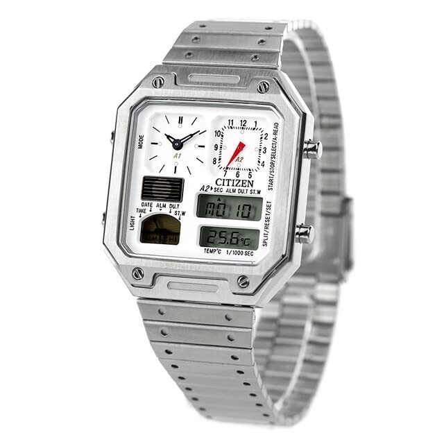 Unused CITIZEN COLLECTION RECORD LABEL THERMO SENSOR JG2120-65A Unisex in Box