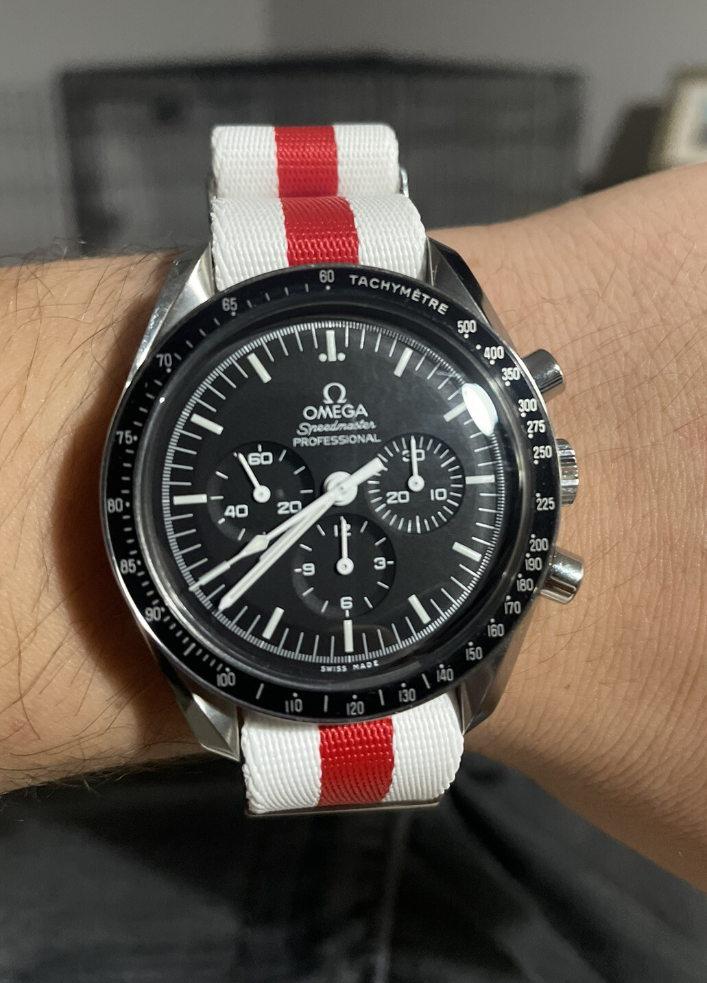 Omega Speedmaster Lune Chrono Manuel Montre Homme Acier 311.30.42.30.01.005