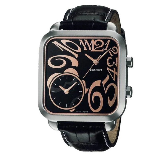 Casio Women’s Leather Watch LTF-117L-1A watch
