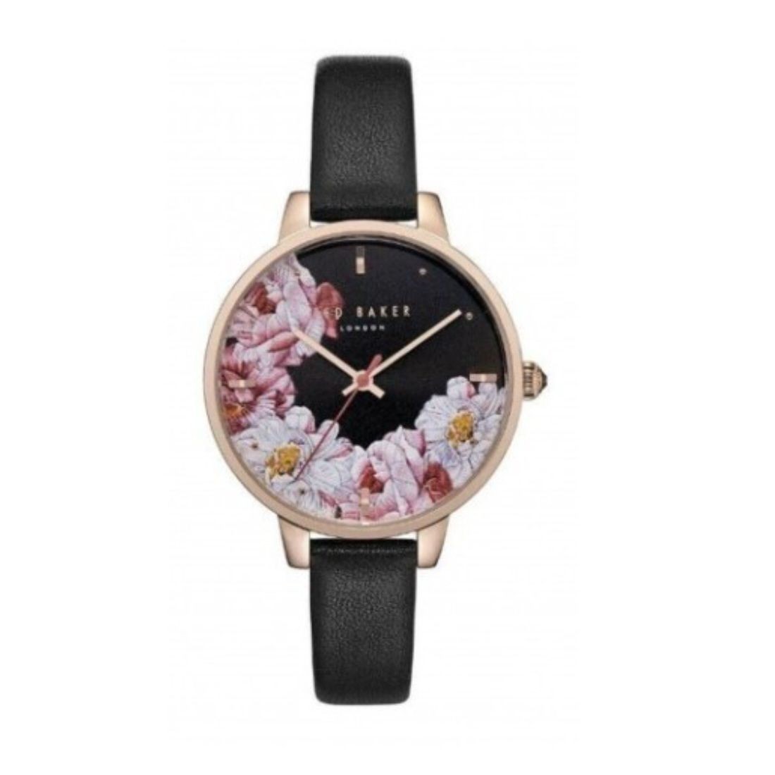 Ted Baker Women’s Quartz Black Leather Watch TEC0025019