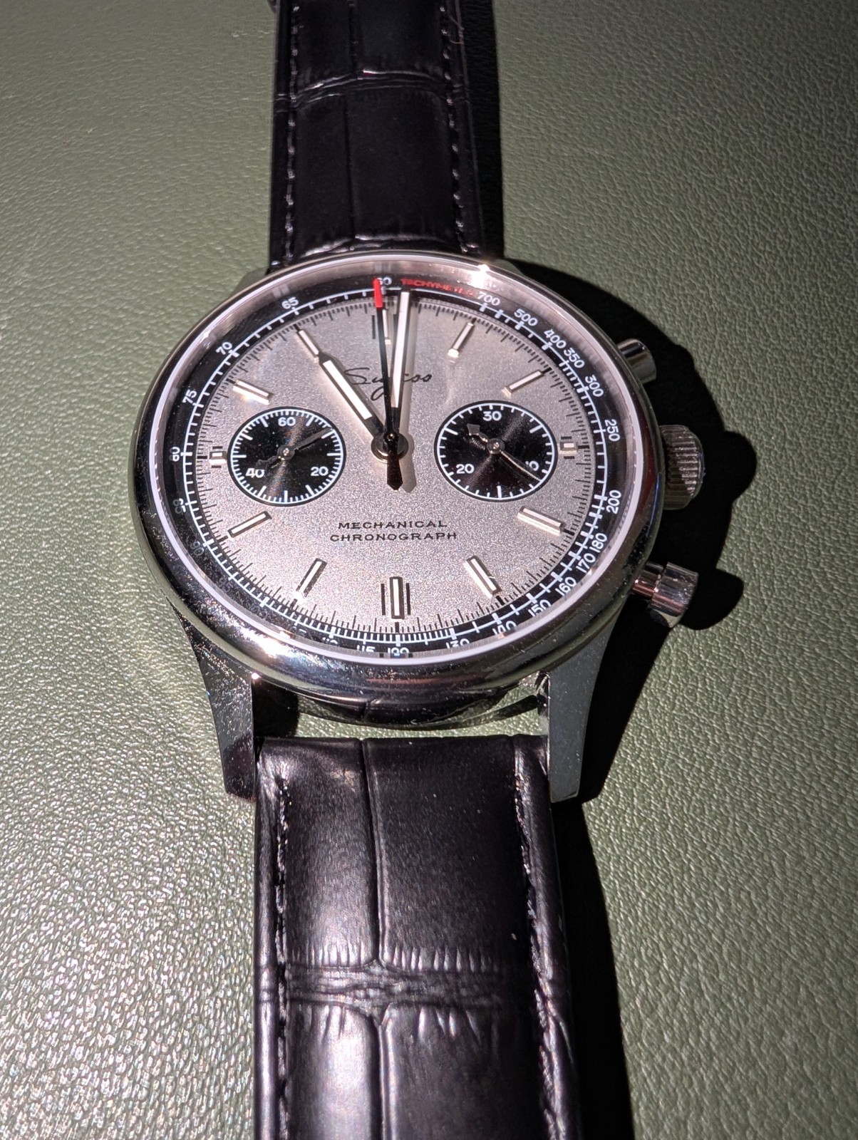 Sugess 1963 Panda LE ST1901 Swan Neck Sapphire Chronograph 40mm BNIB