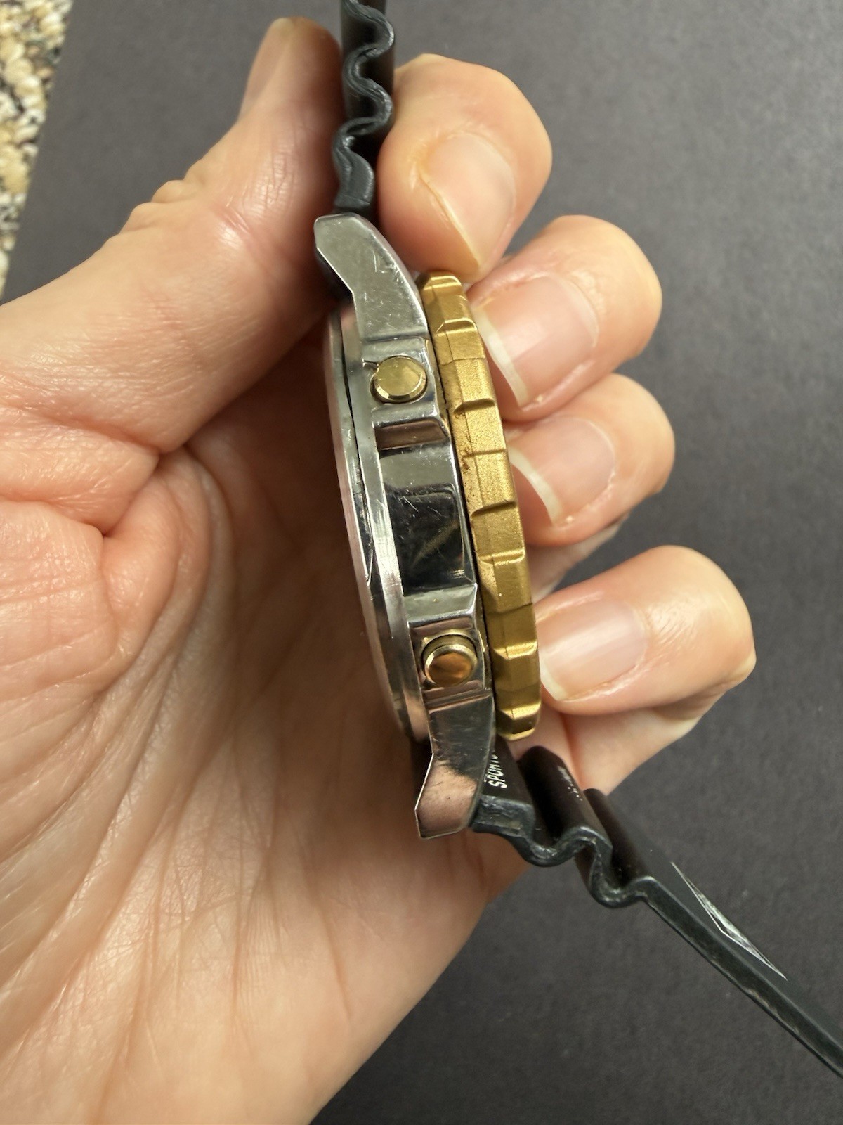 Rare Vintage RetoNOS Full Set Digital Pulsar (by Seiko) W359 5A00 Watch, c. 1990