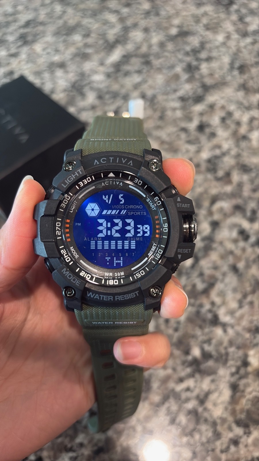 Activa X Invicta Digital Men’s Watch – 56mm, Green