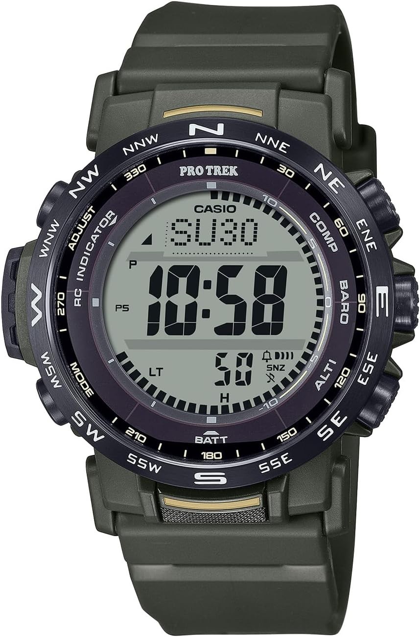 CASIO PRO TREK PRW-35Y-3BJF Earth Color Climber Line Solar Radio Men Watch F/S