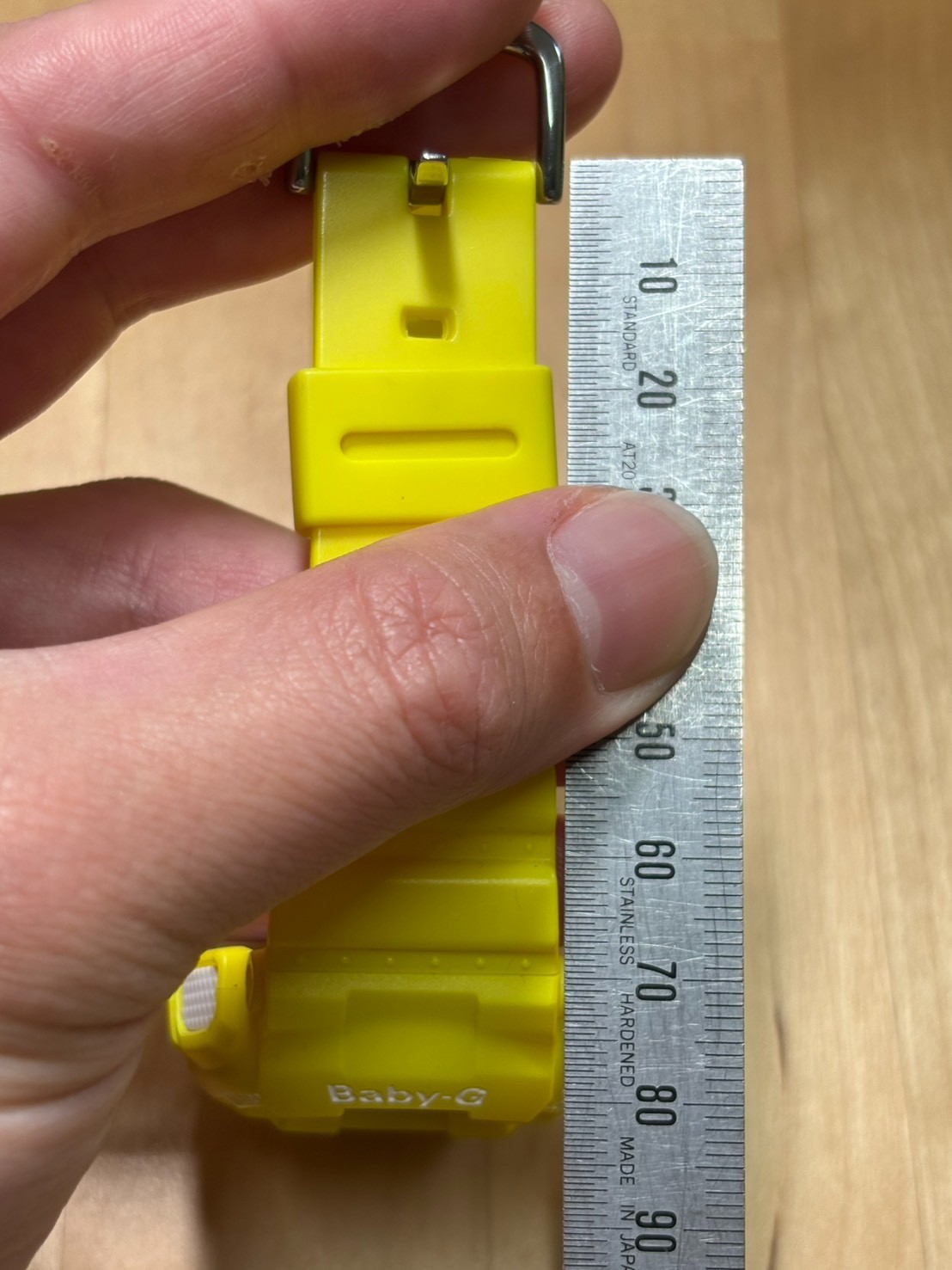 【LAST UNIT】Casio G-Shock Baby-G BA-110BC-9A Yellow Analog Digital Japan Used