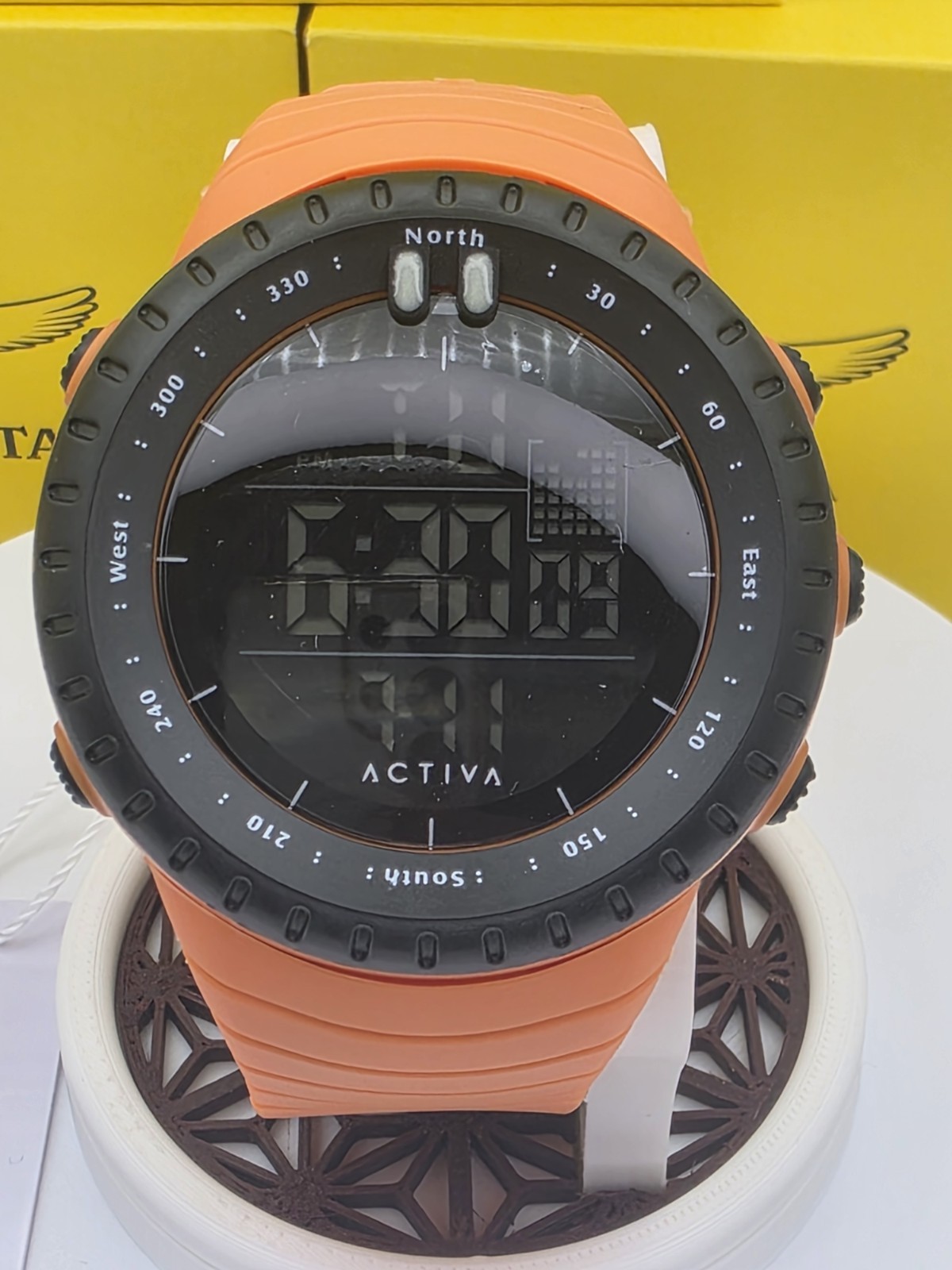 Activa X Invicta Digital Essentials ACW1237-006 Men’s Watch 53mm Orange