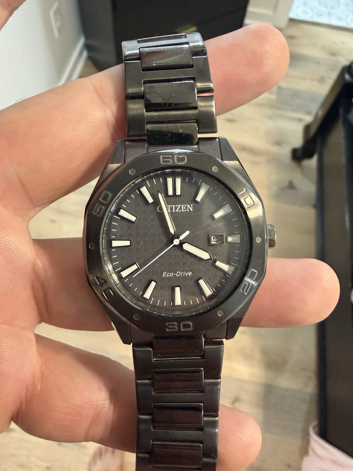 CITIZEN E111-009R502 Eco-Drive Watch Stainless Steel with Calendar