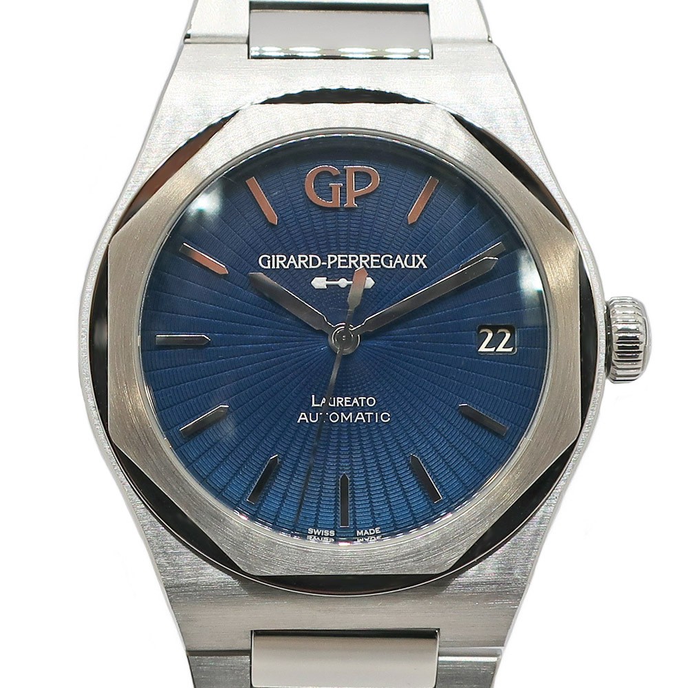 GIRARD PERREGAUX Laureato Indigo Japan 100 81010-11-3310-1GM TO290981