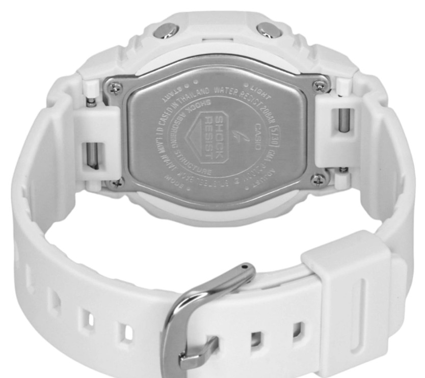 Casio G-Shock Analog/Digital White Resin Watch GMAP2100M-7A