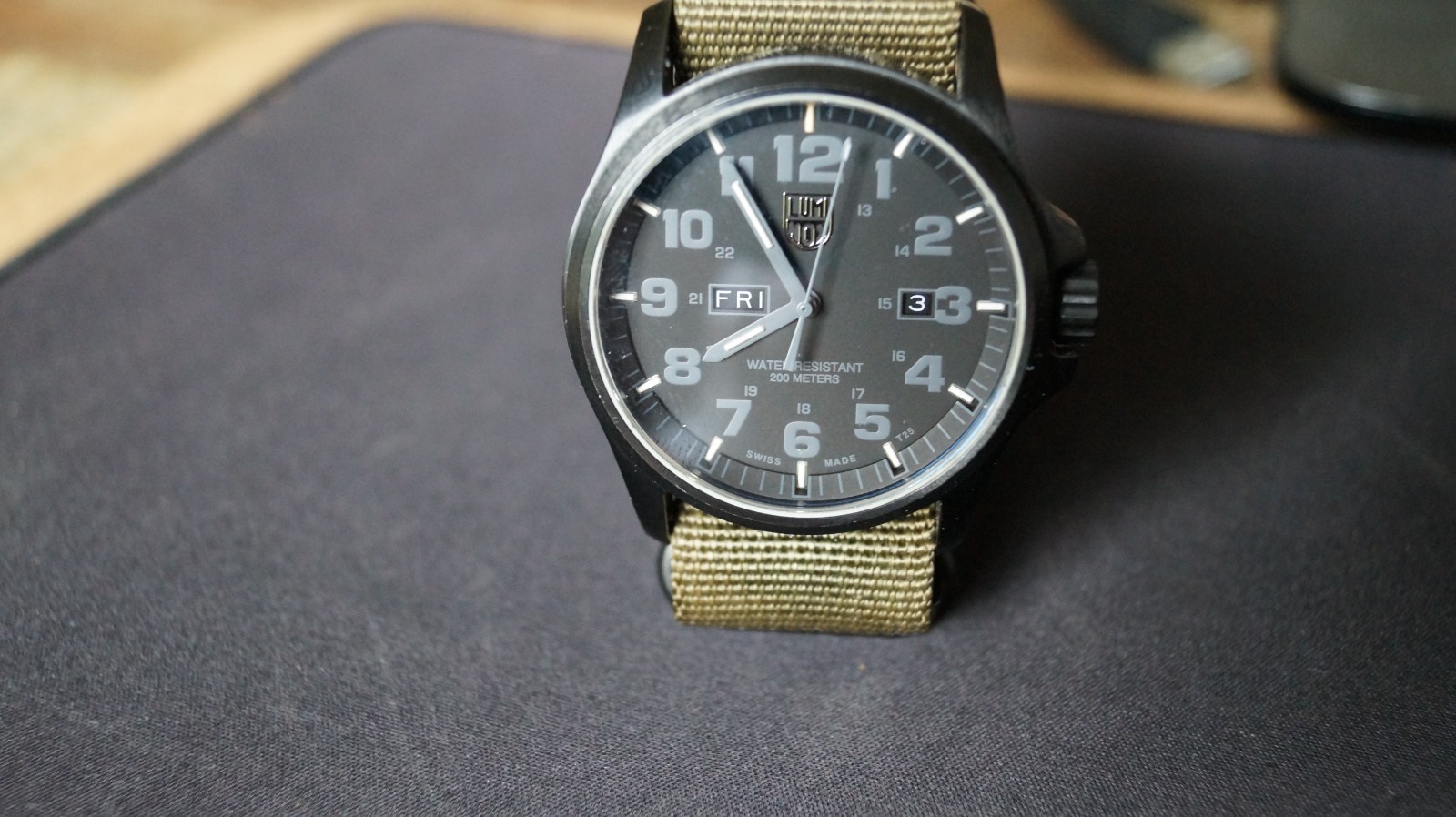 Luminox Series 1920 Atacama Field Pilot Aviator Black PVD day date case 46mm uk