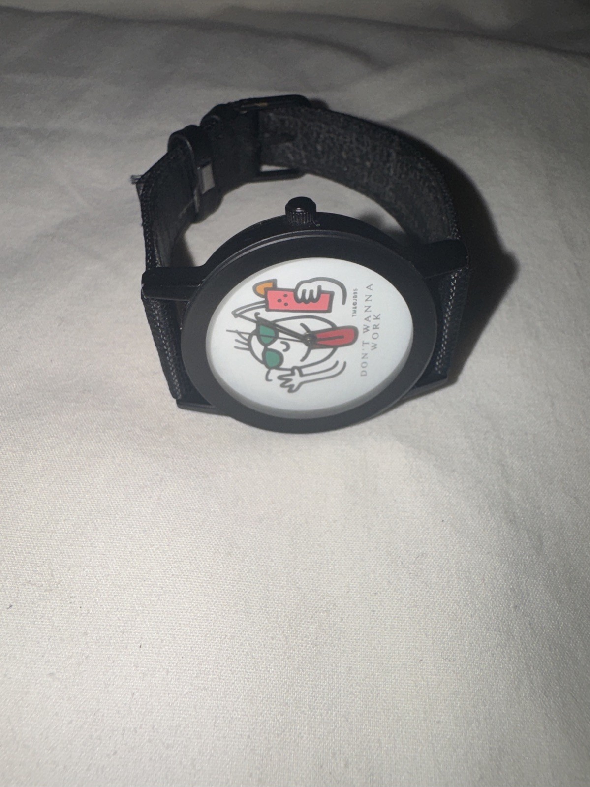 Vintage Joe Boxer 1995 JB95 Don’t Wanna Work Watch Needs Battery