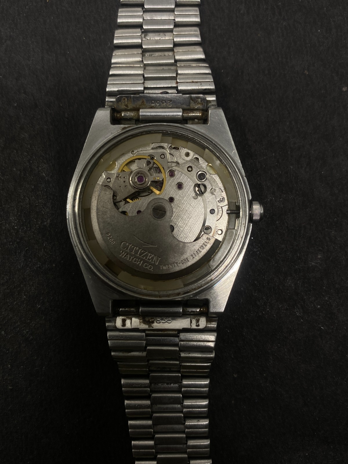 Vintage Citizen Automatic 8200A Japan Movement Day-Date Men’s Wrist Watch