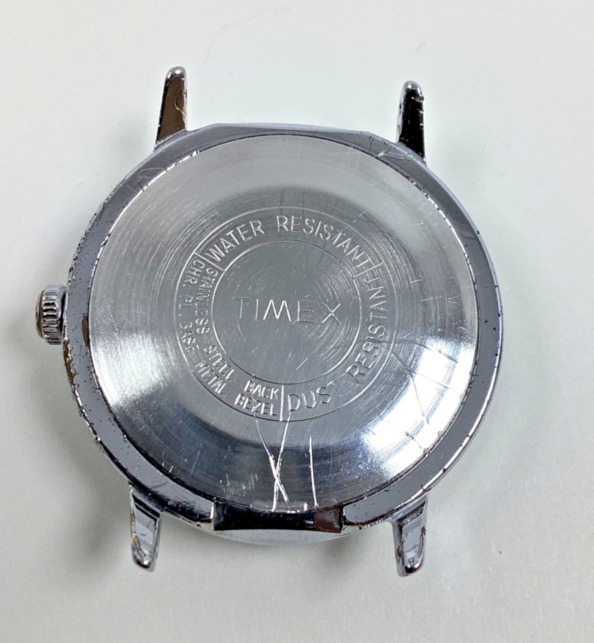 1974 Timex Marlin 35MM Roman Numeral Date Watch 2655002574 Runs New Band Read