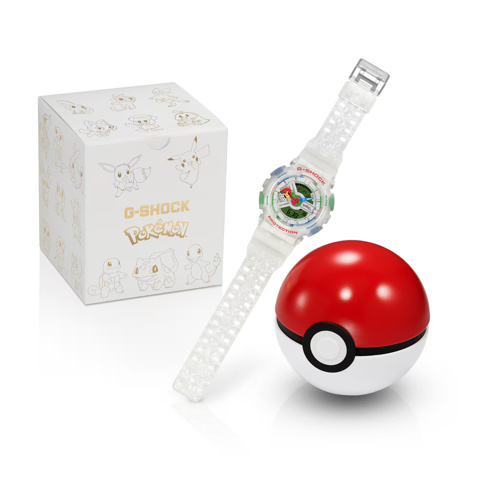 Casio G-Shock x Pokémon 30th Anniversary Watch NEW – GA110PKM-7A – CONFIRMED✅📦