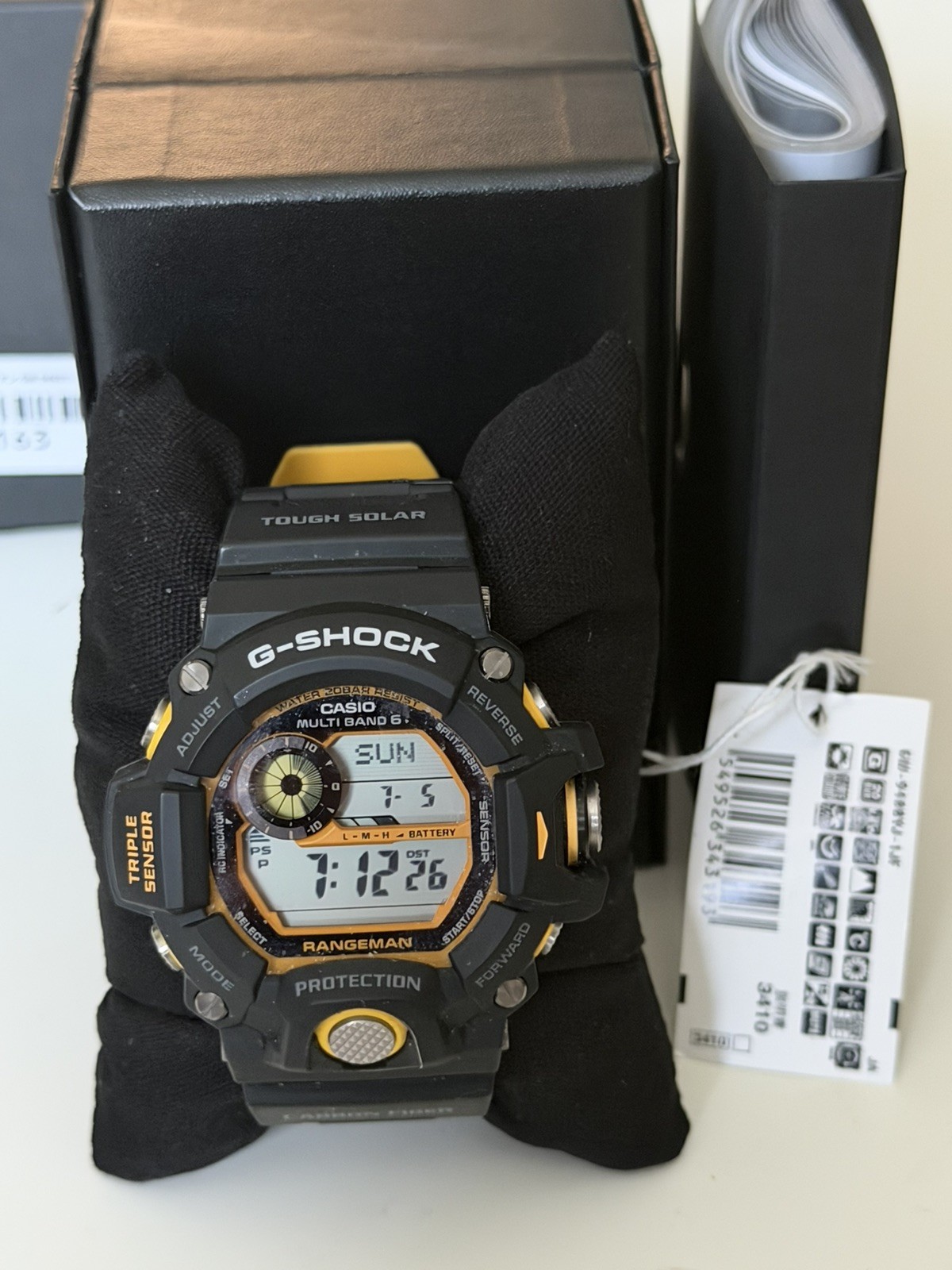 CASIO G-SHOCK GW-9400YJ-1JF Black Master of G RANGEMAN Men’s Watch New in Box