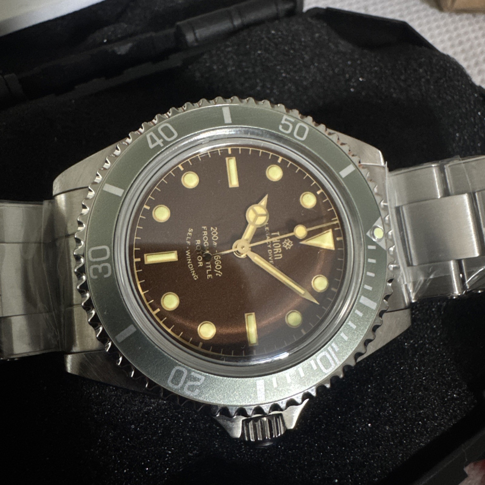 Thorn T023 v2 Frogmantle Diver – Brown Tropical Dial