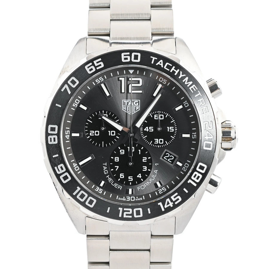 TAG HEUER Formula 1 Chronograph CAZ1011.BA0842 Gray Men’s Used Watch #51112