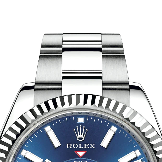 Rolex Sky-Dweller 326934 42mm Blue Dial Date 18k White Gold / Steel Men’s Watch