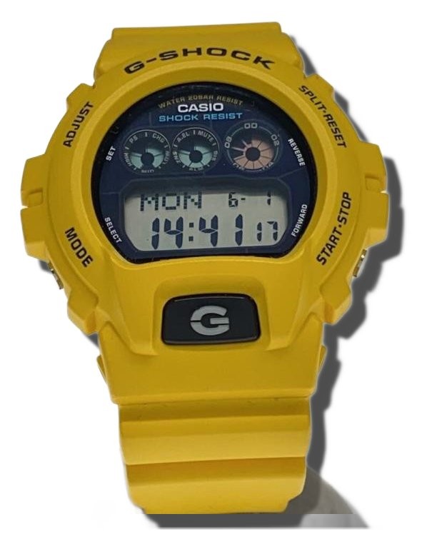 CASIO G-SHOCK Watch Digital Yellow G-6900A Authentic Men H:2.09” W:1.97” 7699