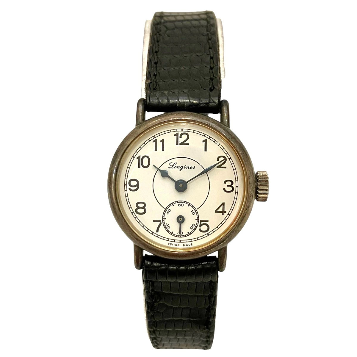 Longines Silver Hand-Wound White Dial 3261 23.4mm Mechanical (Manual) #WPW255