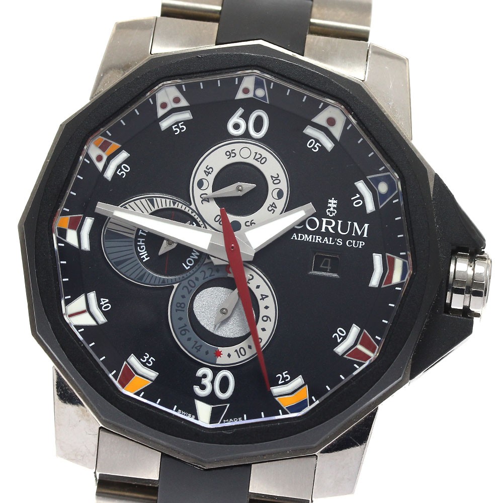 CORUM Admiral's Cup Male 48 01.0005 black Dial Automatic Men’s Watch_891608
