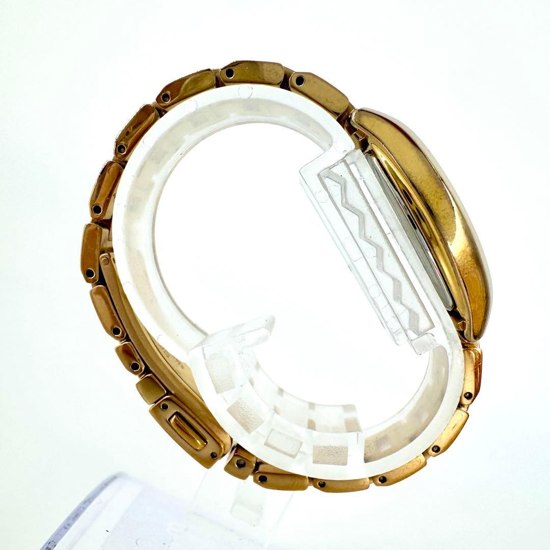 SEIKO lk Lucia Solar Tonneau Shape Wristwatch