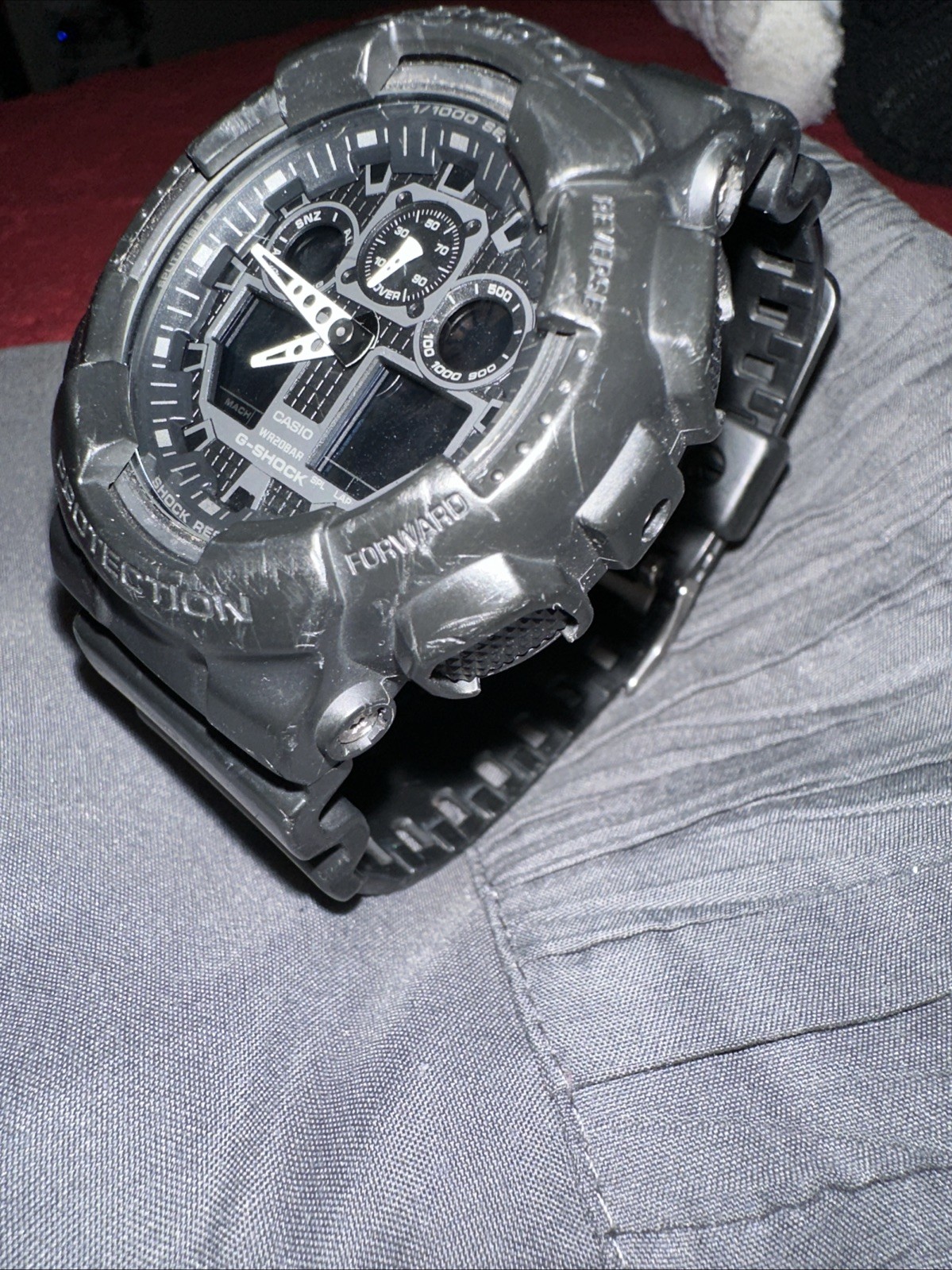 Casio Men’s G-Shock GA100-1A1 Wristwatch – Steel Black