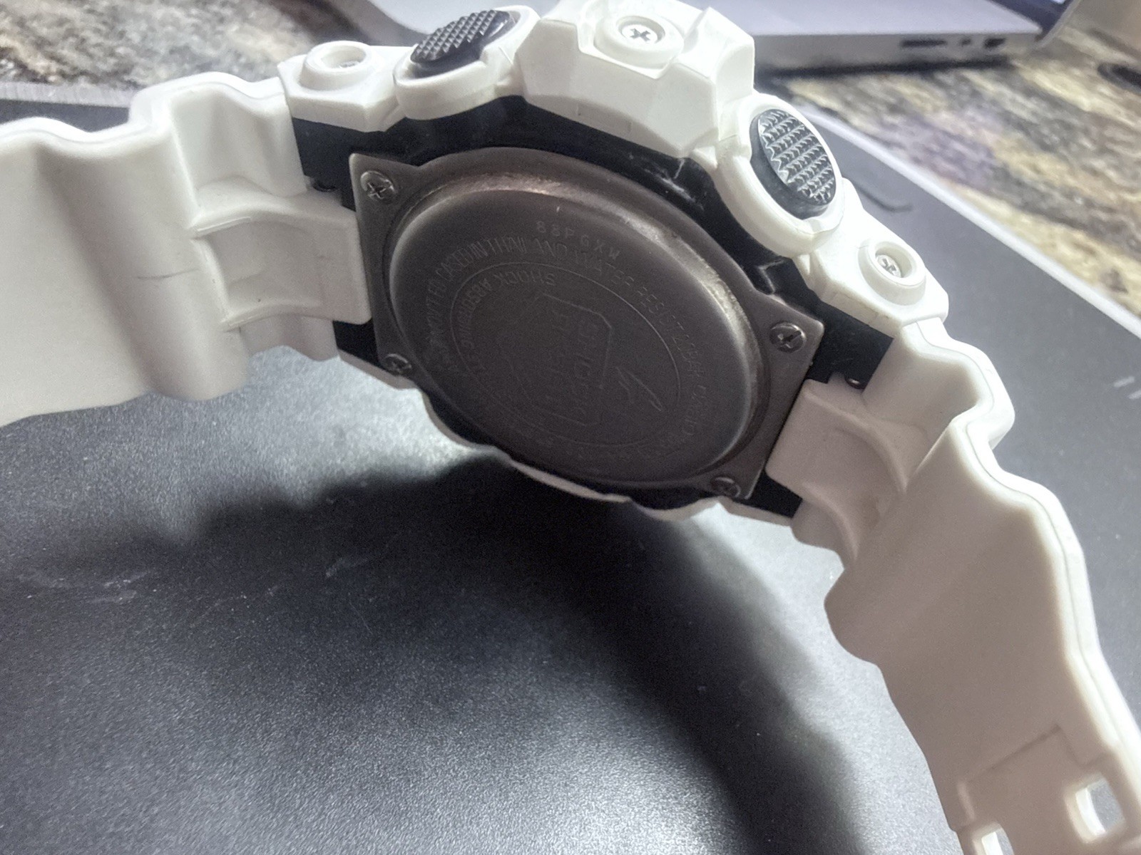 Casio Men’s G-Shock GA-700 Series Analog-Digital Watch White Resin