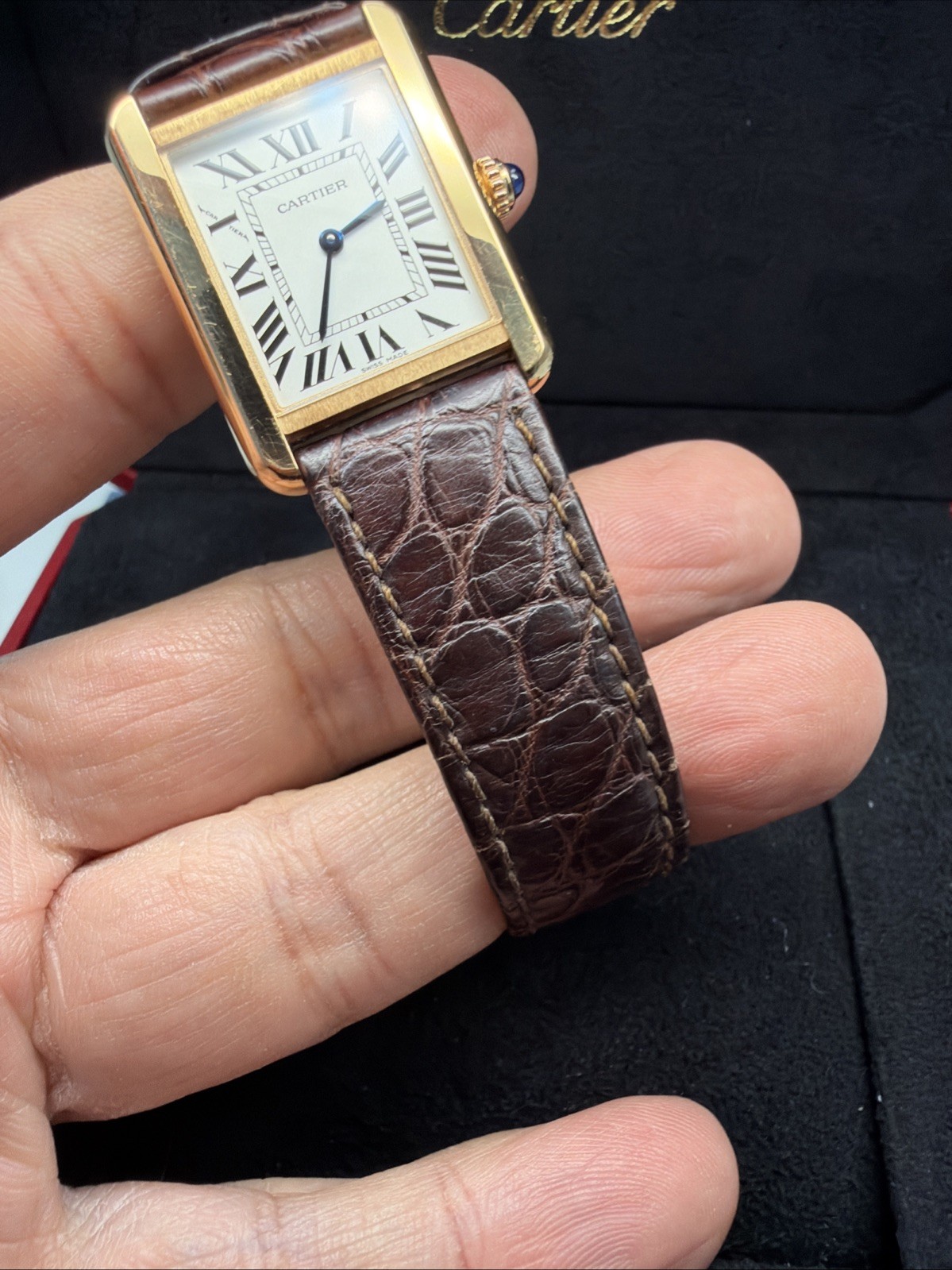 Cartier Tank Solo 18k Rose Gold And Stainless Steel Box And Papers 2020 W5200024