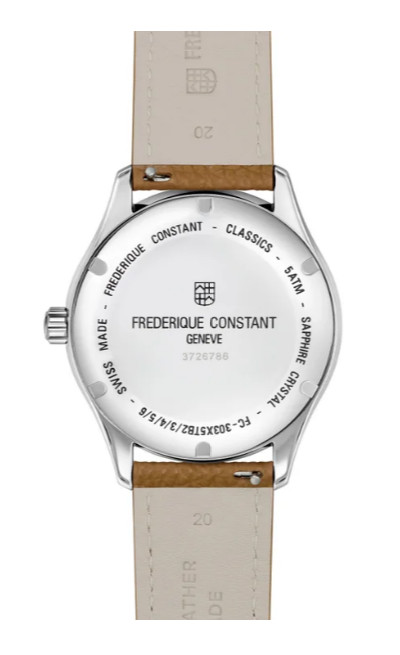 Frederique Constant Classics Stainless Silver White Dial Men’s FC-303MC5B26