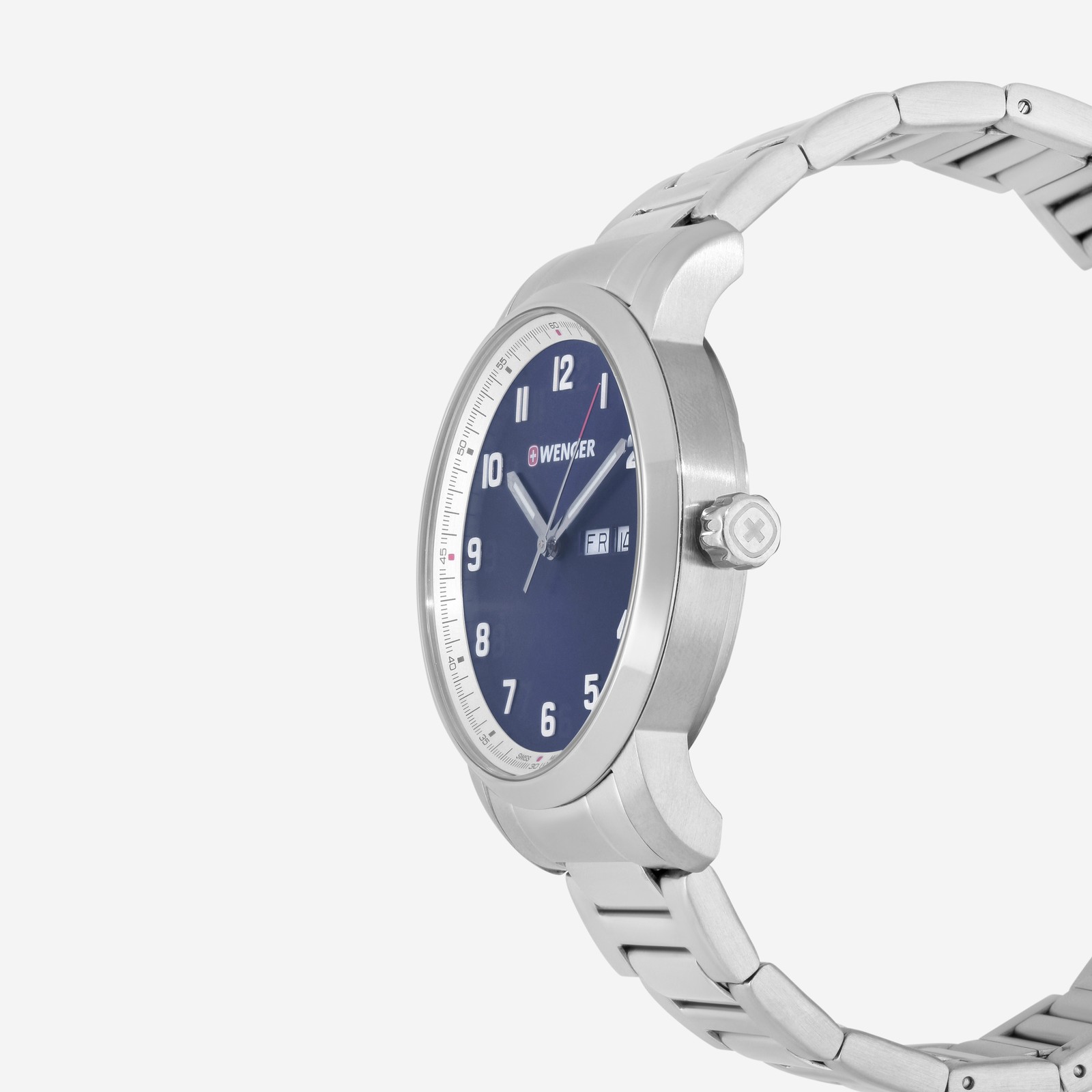 Wenger Swiss Army Men’s 01.1541.121 Attitude Blue Dial Watch 42 mm MSRP $220