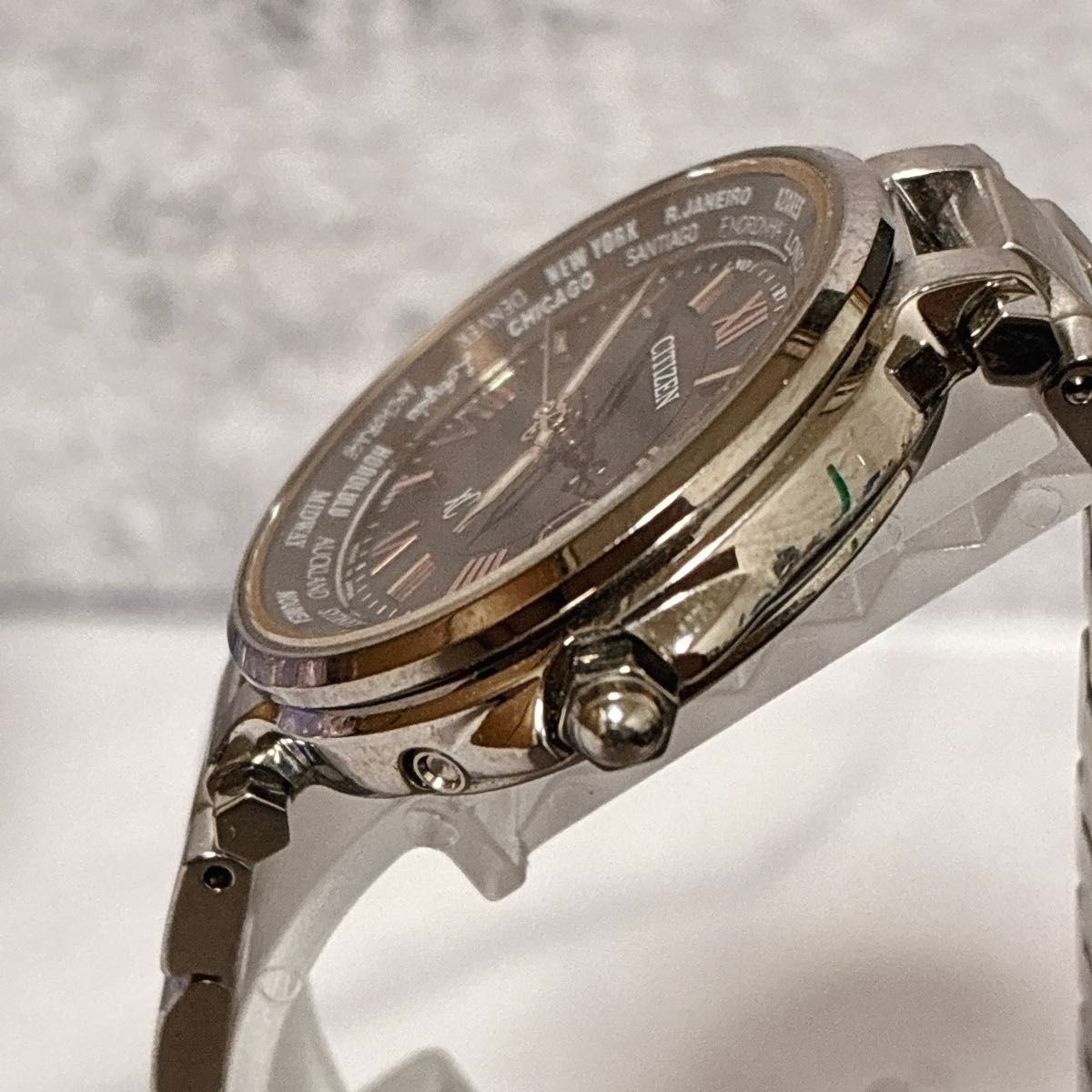 CITIZEN XC Cross Sea Eco Drive Brown Dial Ladies’ Radio Solar Watch H240-T018220