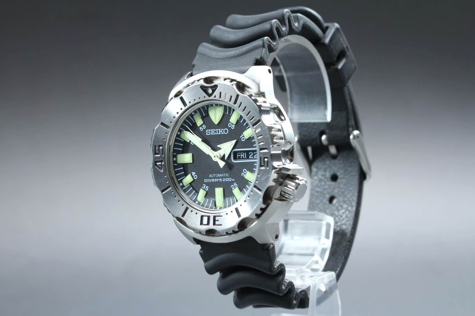 [N MINT] SEIKO 7S26-0350 BLACK Monster Divers Automatic Men’s watch SKX779 JAPAN