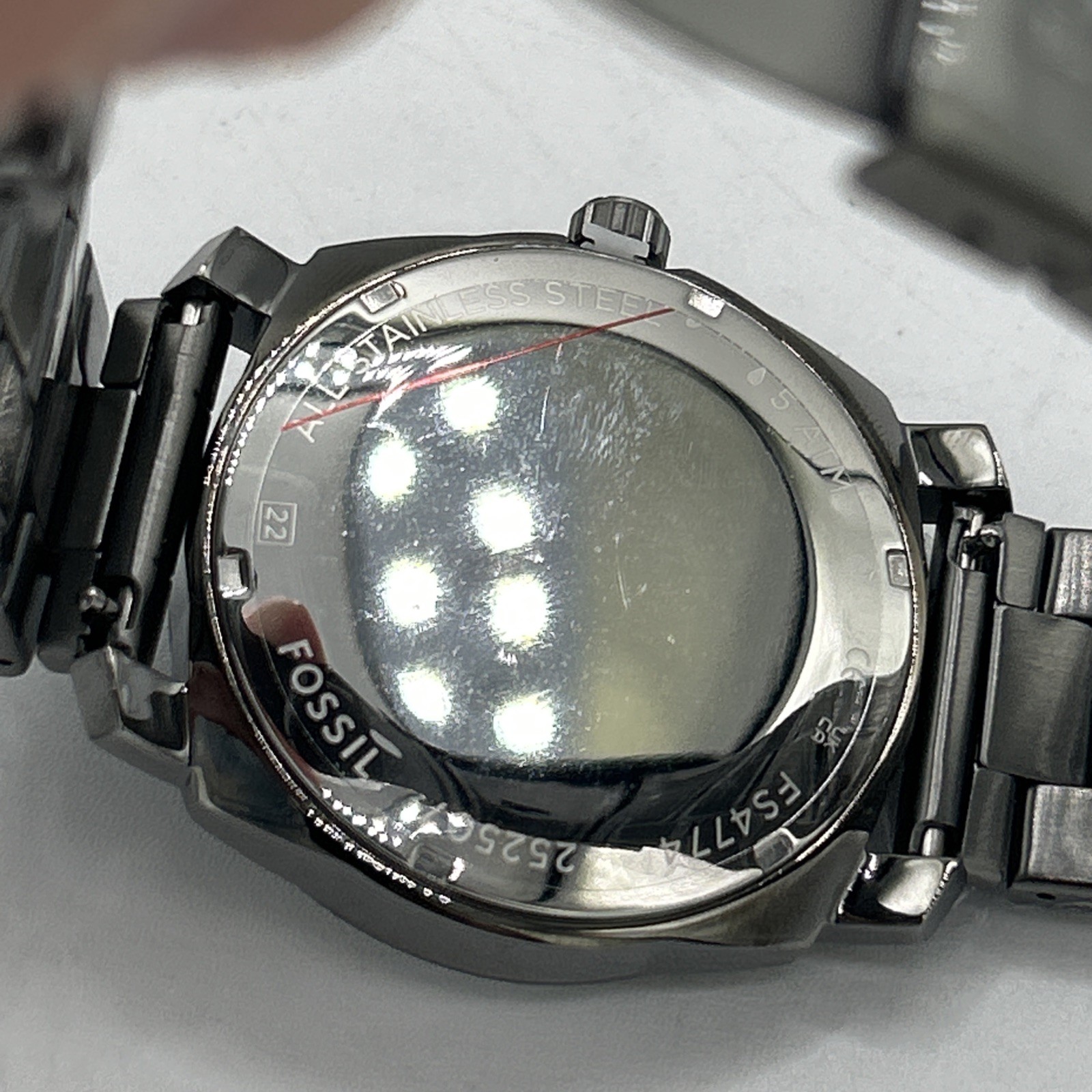 Fossil Machine Black Dial Smoke Ion-plated Men’s Watch FS4774