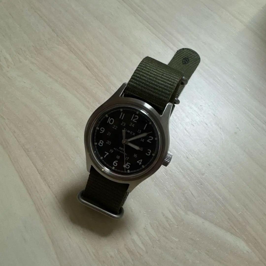 TIMEX MK1 HANDWIND Watch Stainless Steel Camper Military Inspired Hand Wind