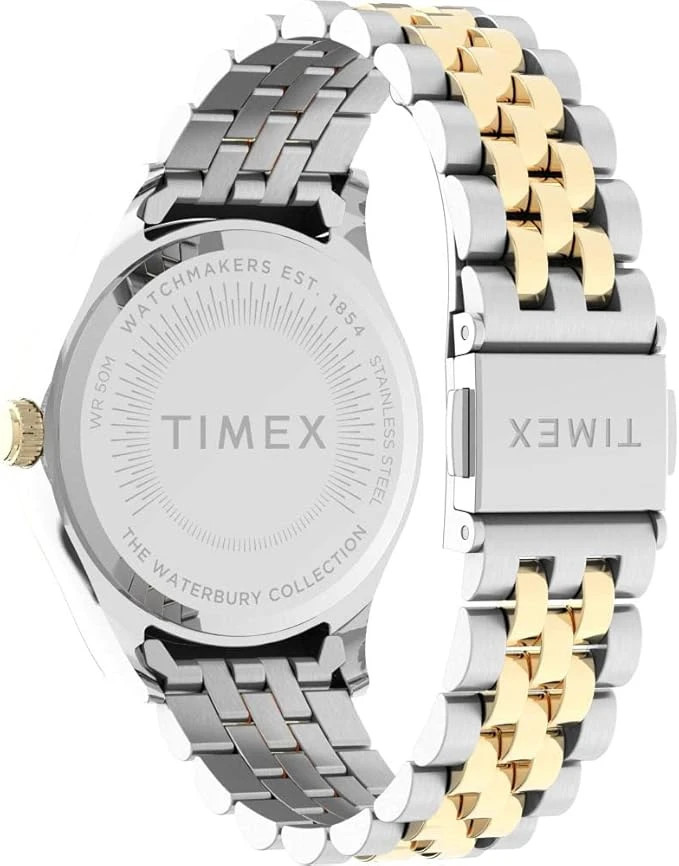 New Timex Waterbury Legacy Quartz Blue Dial Ladies Watch TW2V31600