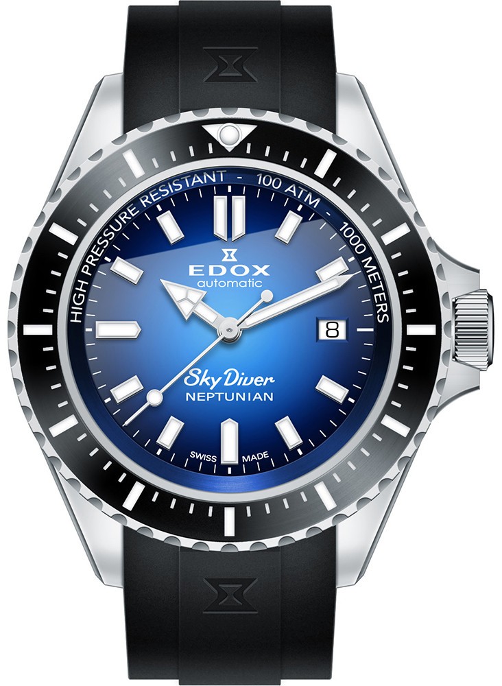 EDOX Skydiver Neptunian 80120-3NCA-BUIDN Man Mechanical Watch