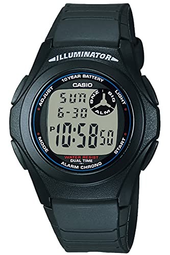 Casio Collection F-200W-1AJH Men’s Black Wristwatch Waterproof for daily life