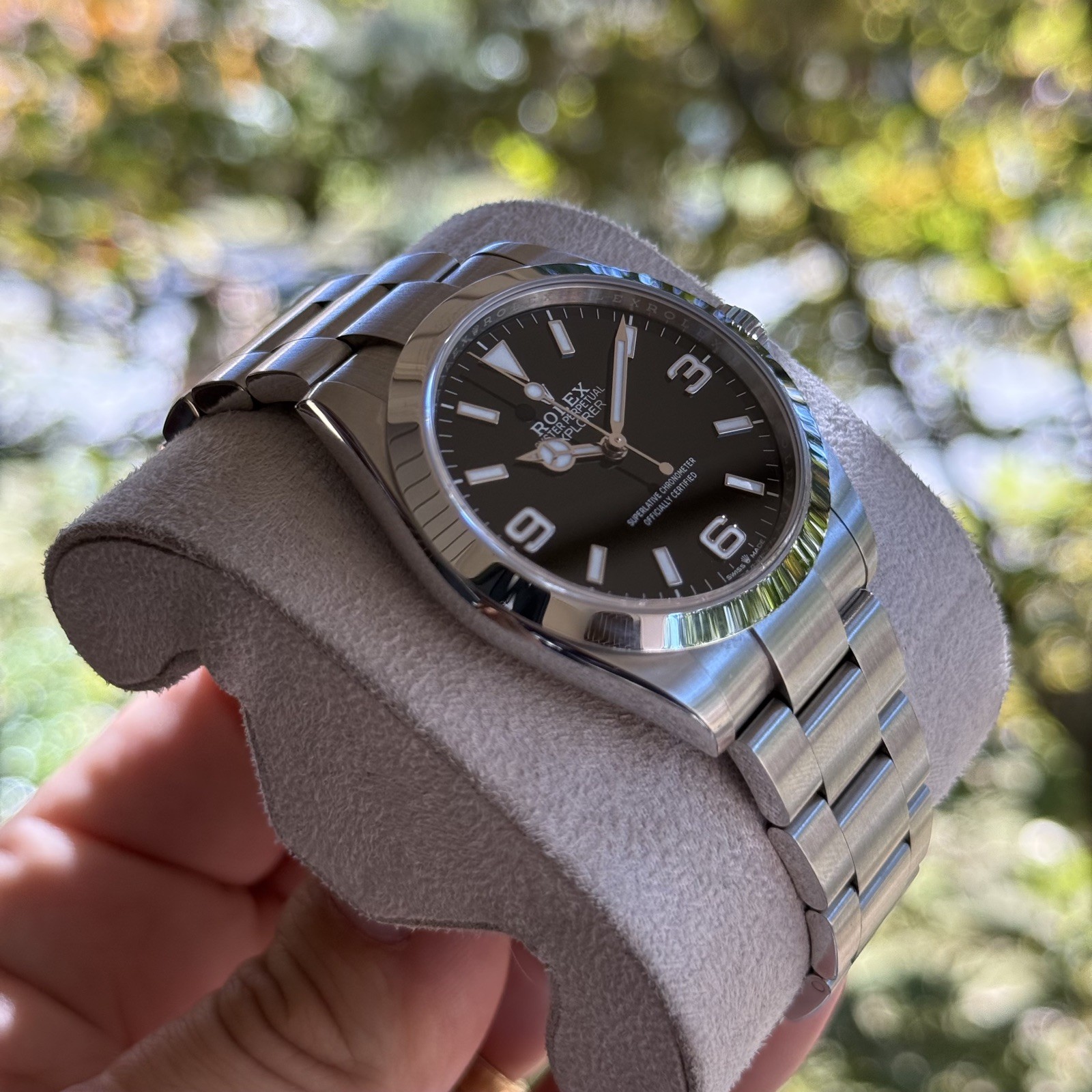 Rolex Explorer 224270 Black Dial 2025 Card