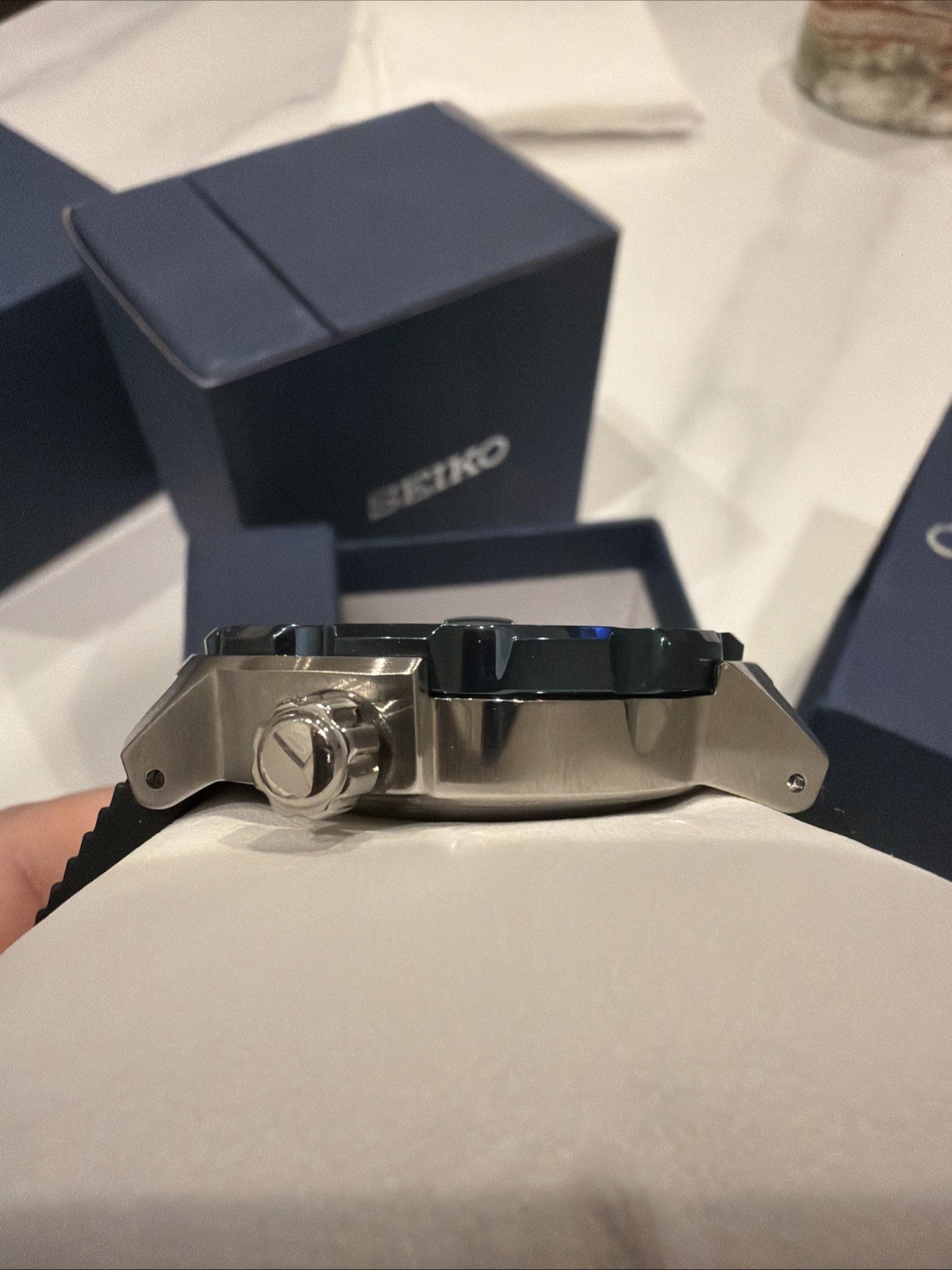 Seiko Prospex Men’s Black Watch – SRPE27