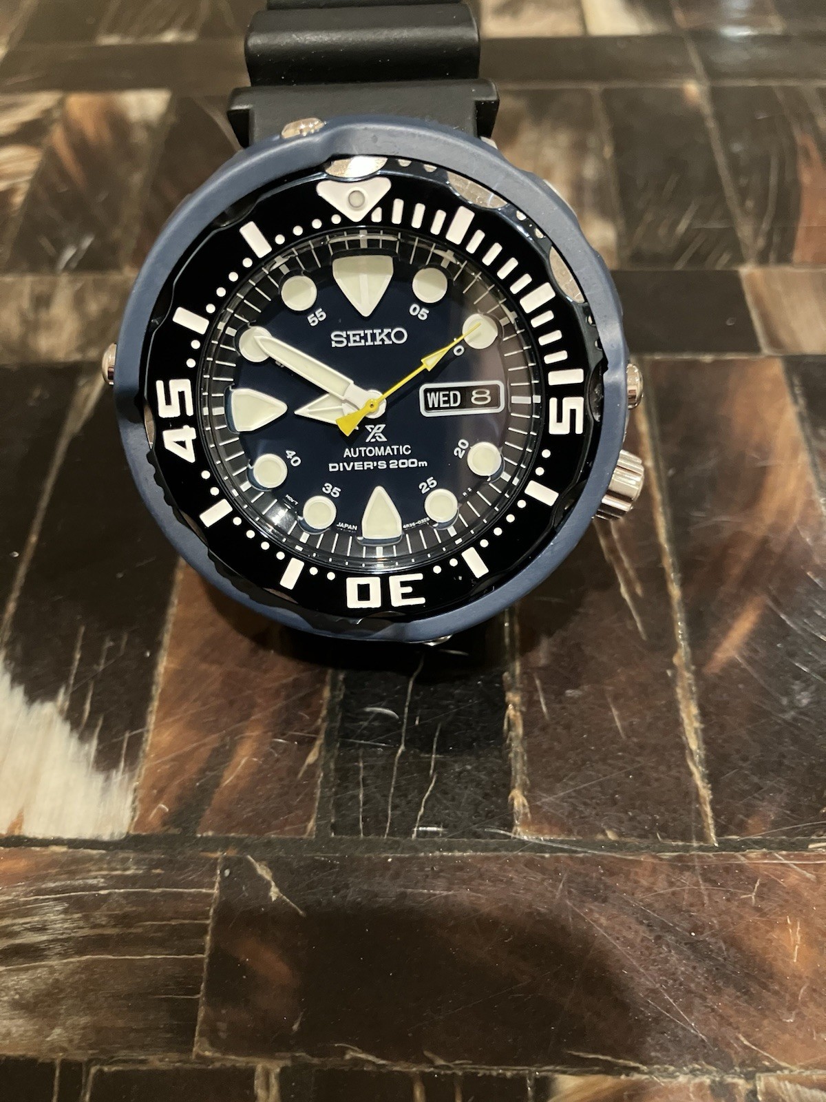 SEIKO PROSPEX SRP653K1 BLUE BABY TUNA SPECIAL EDITION AUTOMATIC WATCH