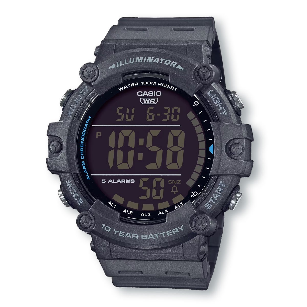 CASIO AE1500WH-8BV Men’s Quartz Illuminator Dark Grey Watch