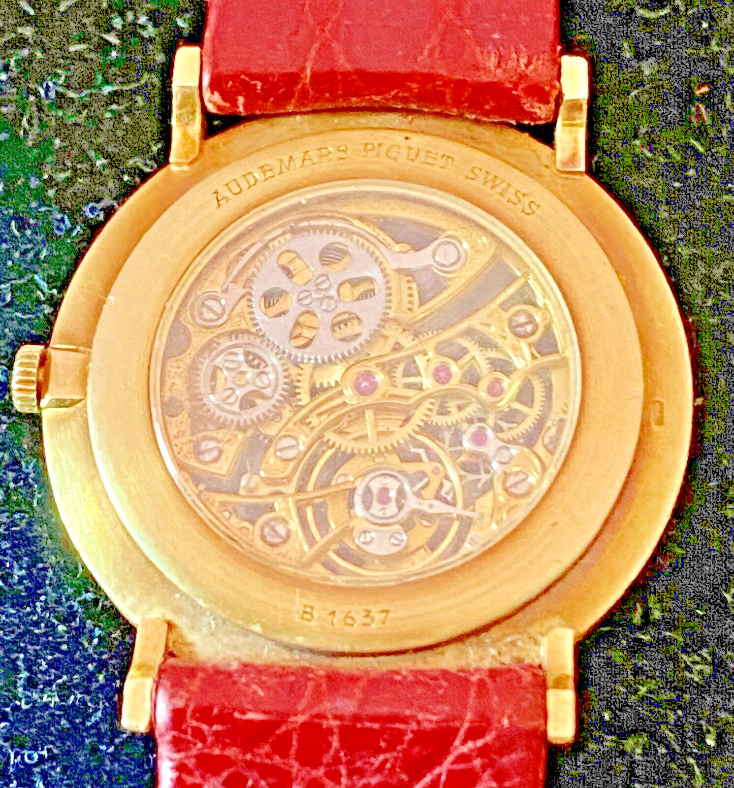Fine Vintage Audemars Piguet ‘Skeletonized’ 18k gold & Diamond wristwatch
