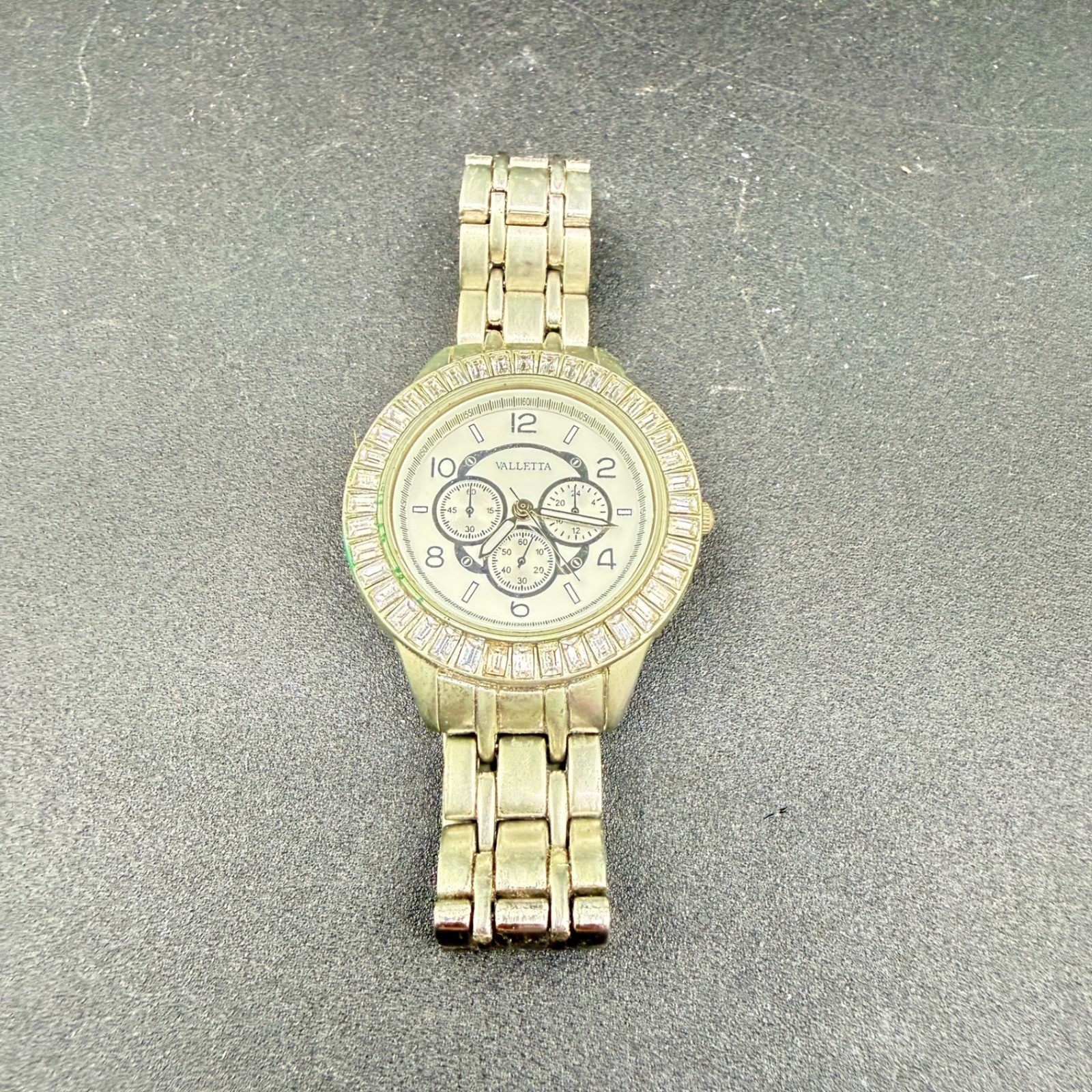 Valletta Women’s Gold Tone Watch FMDC1517A FMD Crystal Bezel Japan Movement