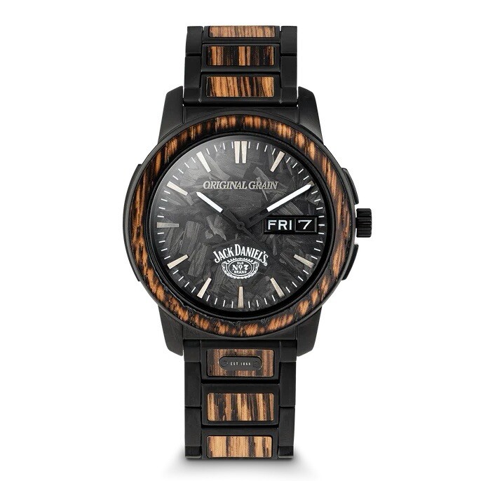 BRAND NEW ORIGINAL GRAIN BARREL 42mm JACK DANIEL’S LIMITED EDITION MENS WATCH