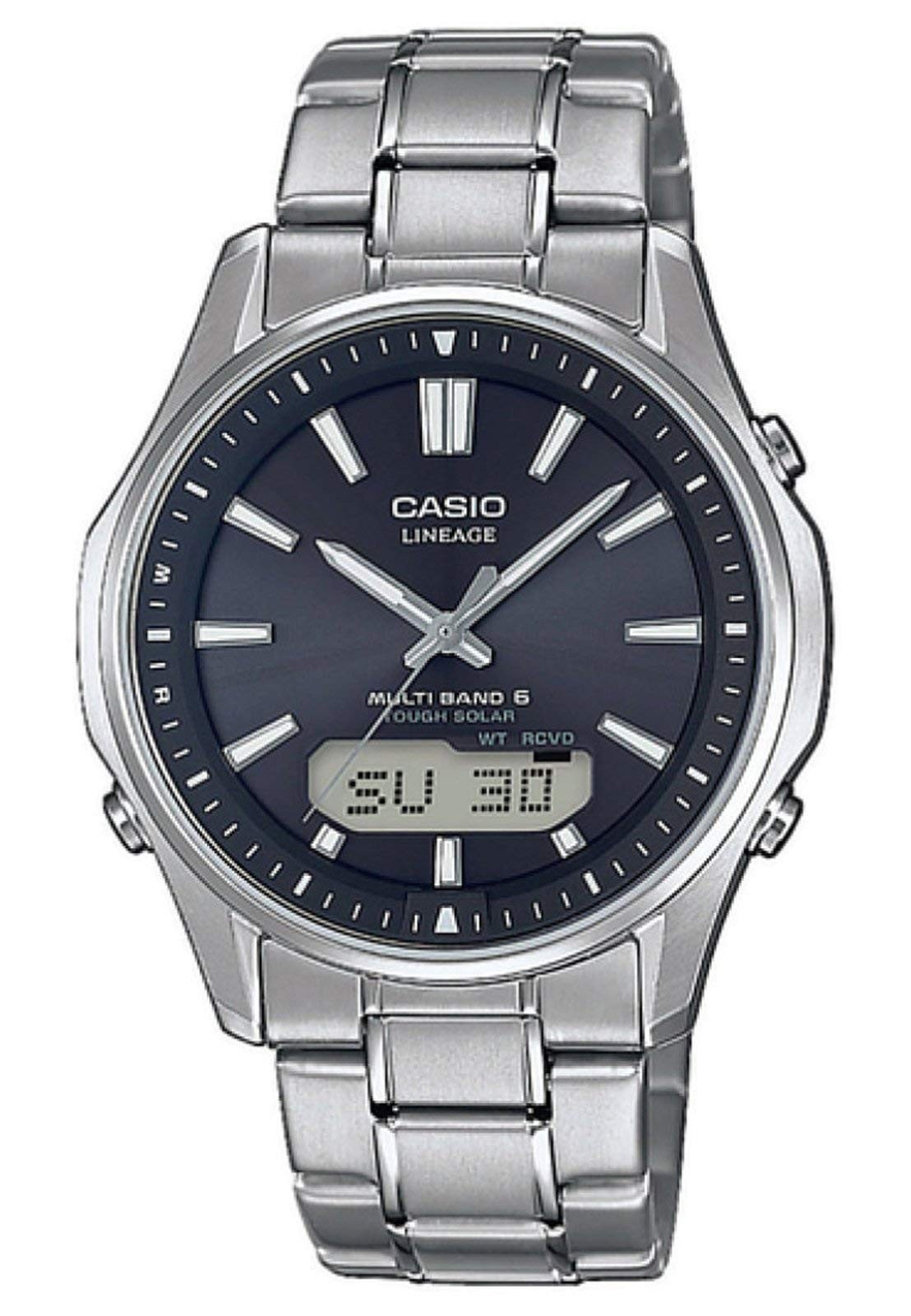 CASIO Lineage Radio-Controlled Solar Watch LCW-M100TSE-1AJF Men’s Silver