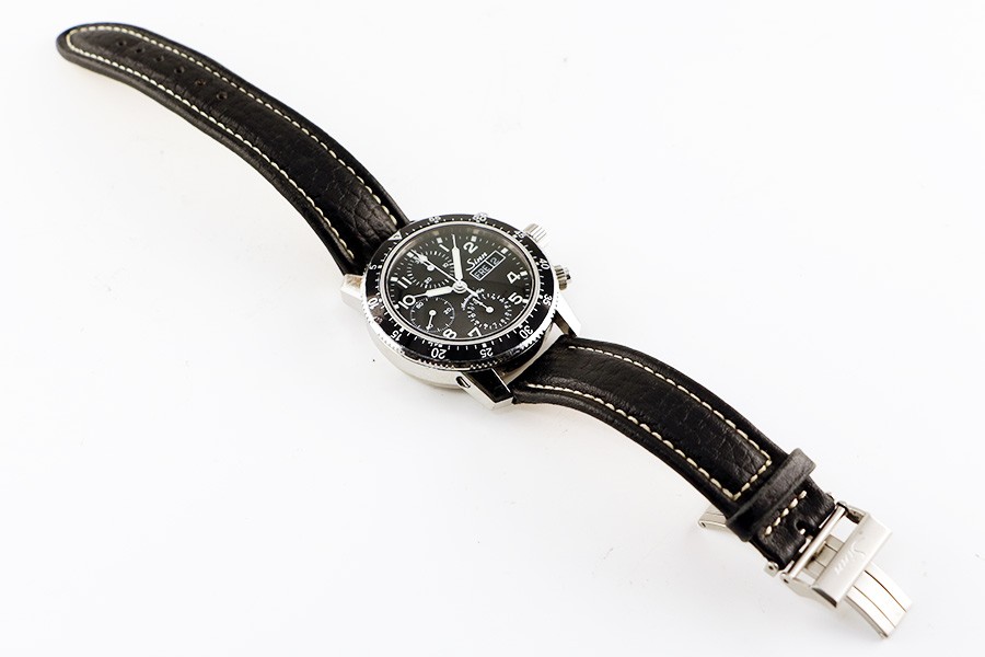 Sinn 103 Automatic Chronograph Watch 41mm Black Dial Men’s