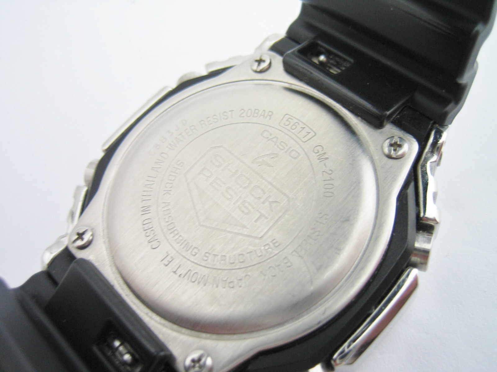 CASIO G-SHOCK G-STEEL OCTAGON SERIES WATCH GM-2100-1AER ANADIGITAL MENS GENUINE